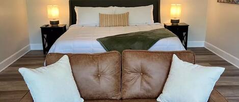 4 bedrooms, in-room safe, iron/ironing board, travel cot