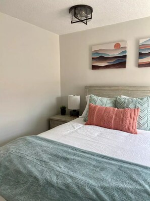4 bedrooms, in-room safe, iron/ironing board, travel crib