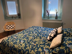 3 chambres, bureau, lit parapluie, Wi-Fi gratuit