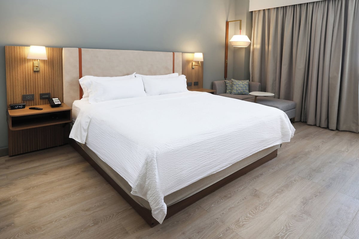 Premium bedding, down duvets, pillow-top beds, in-room safe