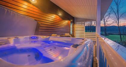 Romantic 1840s Schoolhouse > Private Hot Tub > 1 Hr to Saratoga