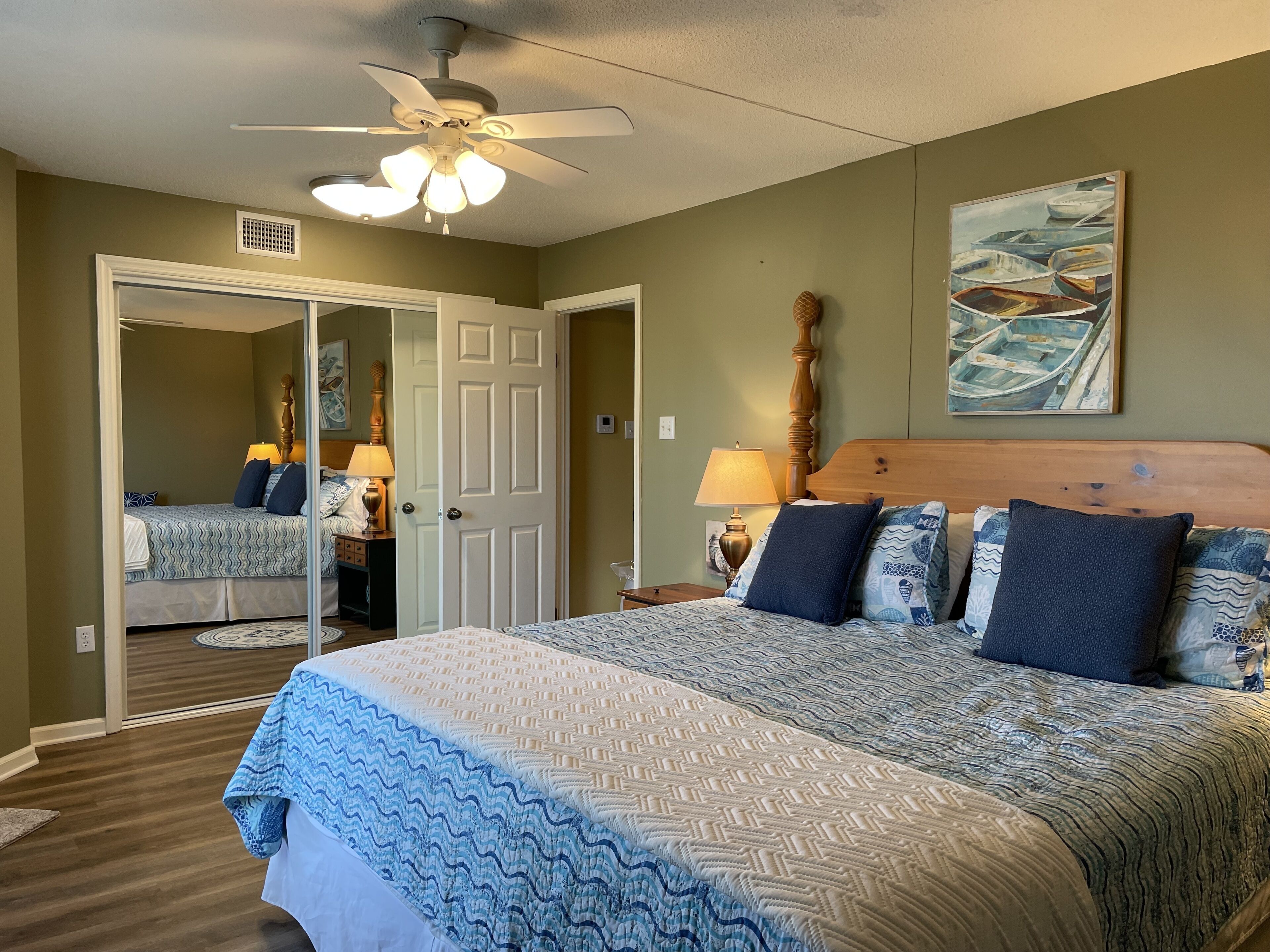 2 bedrooms, iron/ironing board, travel crib, WiFi