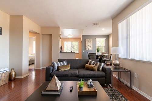 Saints 2BDRM King Suite | Deluxe Living Cali