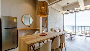 Premium Apartment | Living area | 43-inch Smart TV with digital channels, Netflix, streaming services