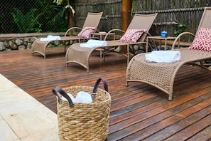 Villa | Terrace/patio - Praia de Itamambuca - Bali House (Ubatuba)