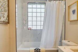 Hair dryer, towels