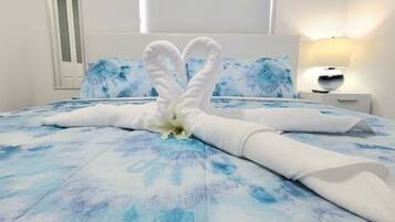 3 slaapkamers, een bureau, een strijkplank/strijkijzer, gratis wifi