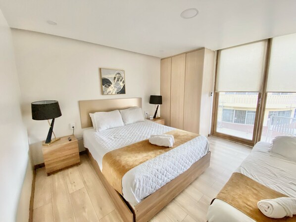 Departamento de lujo | Sábanas de algodón egipcio, ropa de cama de alta calidad y edredón 