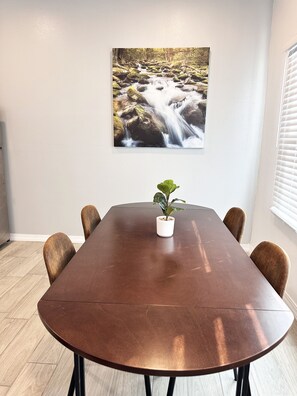 Dining - Chic Tiny Brick Home: Remodeled Unit 1
 (El Paso)