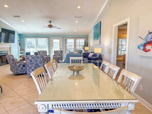 Dining - 5 Bedroom. Heated Pool, Pet Friendly, 4 King SGI (Saint George Island)