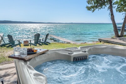 Crystal Lake Winter Escape | Hot Tub, near Crystal Mountain, Sleeping Bear Dunes