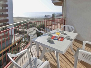 Outdoor dining - Holiday apartment mit Klimaanlage und Meerblick (Lignano Sabbiadoro)