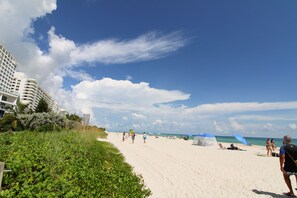 On the beach