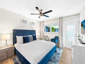 2 soverom, strykejern/-brett, internettilgang og sengetøy