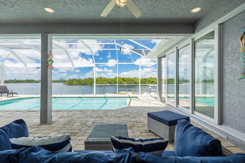 Heaven Found!  Stunning River Views & Pool - Villa Island Sunset - Roelens Vacations