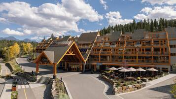 Façana frontal de l'allotjament