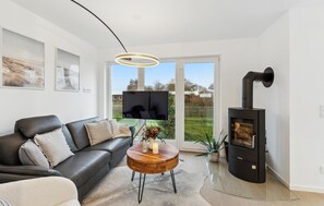 TV connectée, cheminée