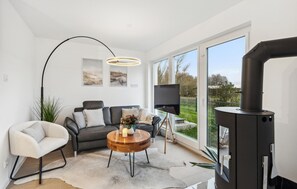 TV connectée, cheminée
