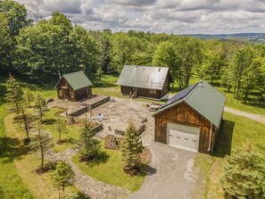 Exterior - Modern Log Home Retreat and Yoga Studio, Minutes from Ithaca and Colleges (Spencer)