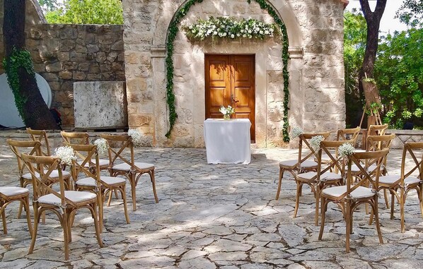 Área para banquetes al aire libre