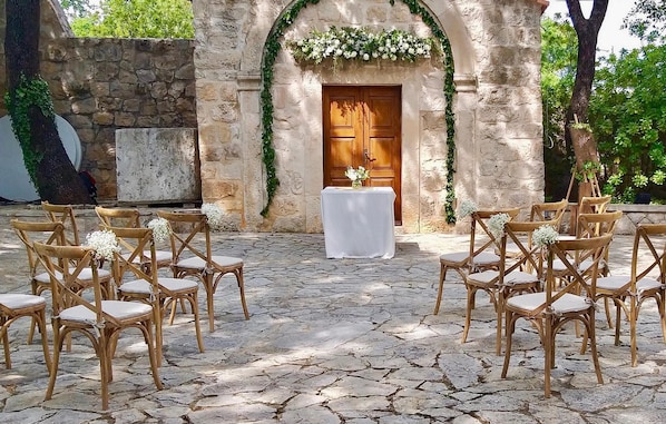Área para banquetes al aire libre