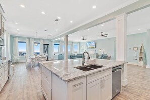 Interior - Beachfront with Heated Pool, Sleeps 24! (Gulf Shores)