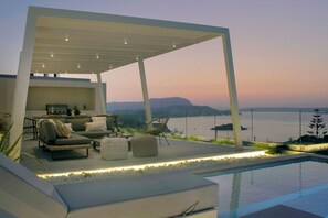 A heated pool - Seaview Lux - Pláka ,Crete (Almiridha)