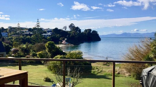 Beachfront Playground is a large family home with direct beach access