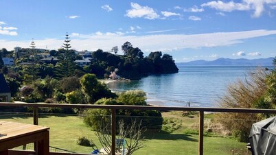 Beachfront Playground is a large family home with direct beach access