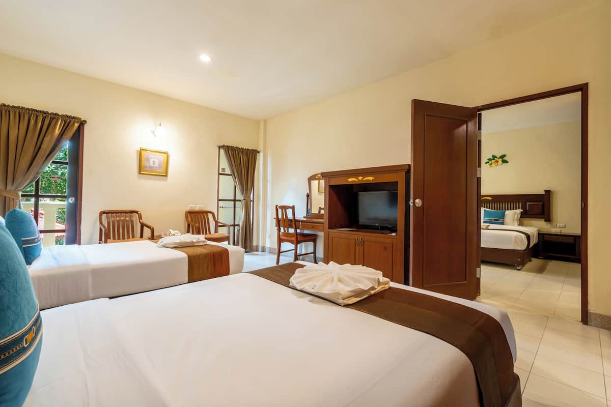 Family Quadruple Room | 1 bedroom, individually furnished, desk, laptop workspace