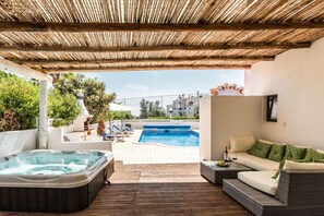 Una piscina riscaldata
