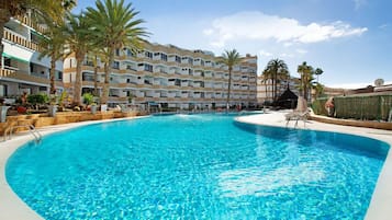 Una piscina riscaldata