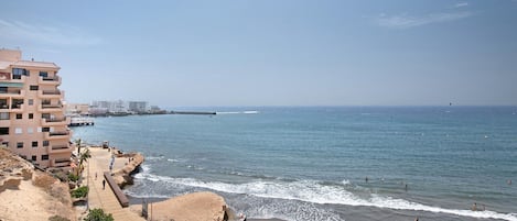 On the beach