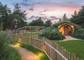 Property grounds - Hive and Spruce Burrow (Frome)