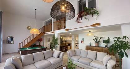 Maison indépendante, canal du Midi, piscine