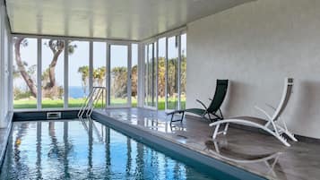 Indoor pool, a heated pool