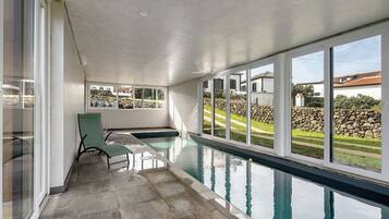 Indoor pool, a heated pool