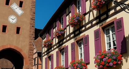 Historisches Elsässer Haus mit Parkplatz in Ammerschwihr