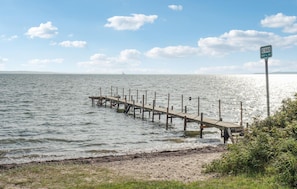Nära stranden och fiske