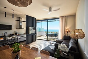 Duplex, 4 Bedrooms, Private Pool | Living area - ANCON SUITES (Carboneras)