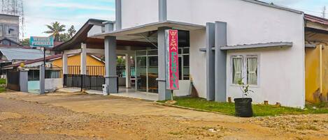 Fassade der Unterkunft