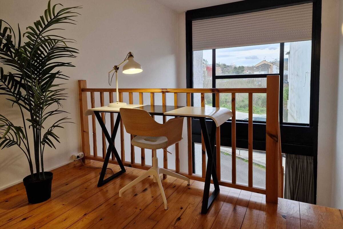 Loft (Beautiful) | 1 Schlafzimmer, Schreibtisch, laptopgeeigneter Arbeitsplatz