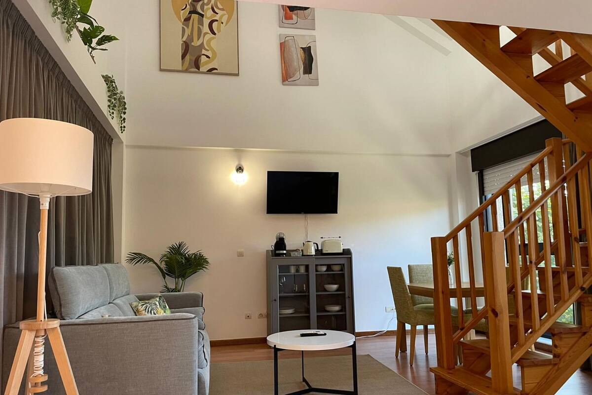 Stylish Loft | Living room | Smart TV