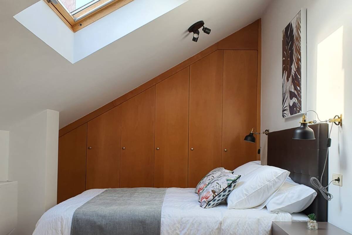 Loft (Modern) | 1 Schlafzimmer, Schreibtisch, laptopgeeigneter Arbeitsplatz