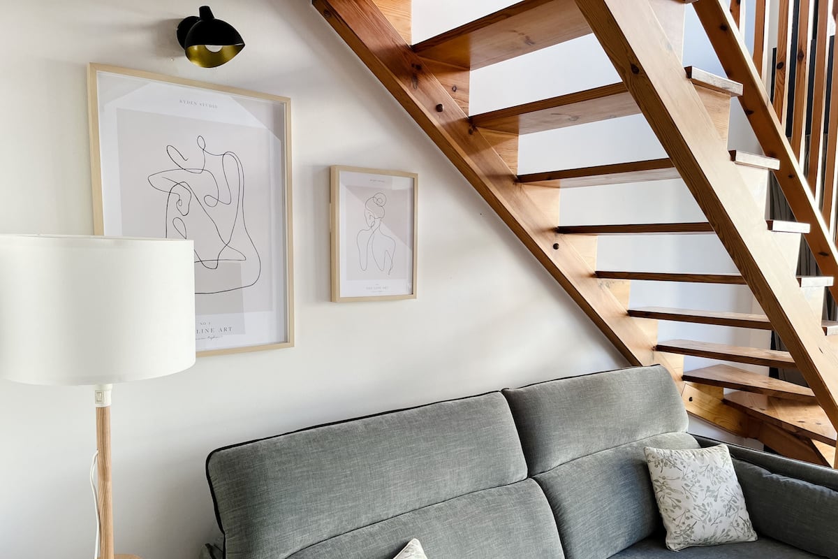 Loft (Nordic Style) | Woonkamer | Een smart-tv