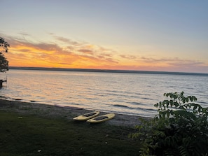 Sun-loungers, beach towels