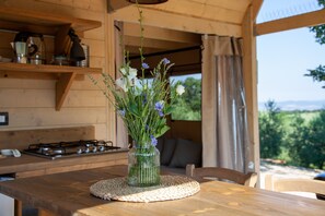 Romantic Tent | Living area - Podere Prataccio (Scansano)