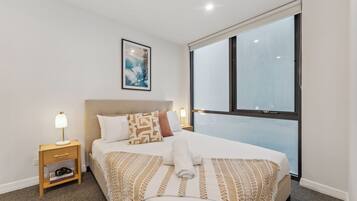 2 bedrooms, iron/ironing board, travel crib, free WiFi