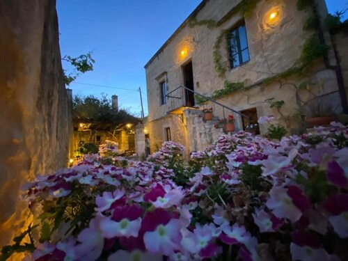19th century stone house located in the center of a Cretan traditional village.