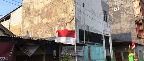 Voorkant van accommodatie